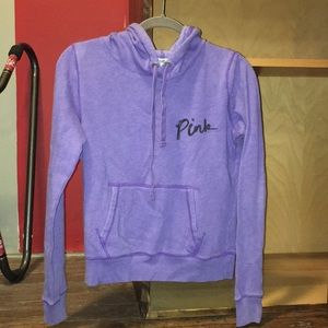 Purple PINK sweatshirt size small